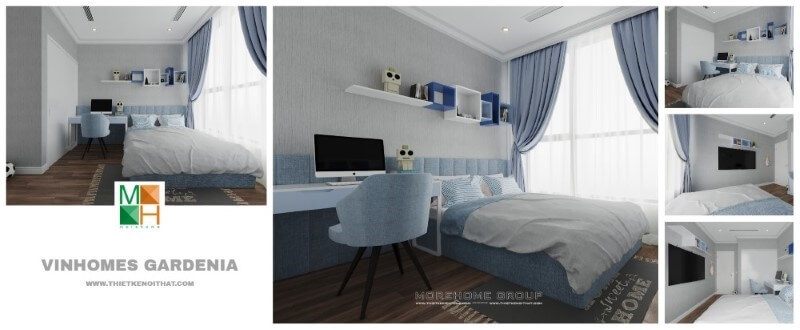Sử dụng tủ âm tường là một trong những lựa chọn tuyệt vời để làm cho không gian phòng của bạn rộng rãi và thông thoáng. Đèn trần âm tường nhẹ nhàng sẽ giúp ánh sáng lan tỏa mọi không gian trong phòng của bạn. Bạn cũng có thể trang trí phòng của mình bằng các ô kệ trang trí trên tường để tìm kiếm những thứ bạn thích một cách dễ dàng.